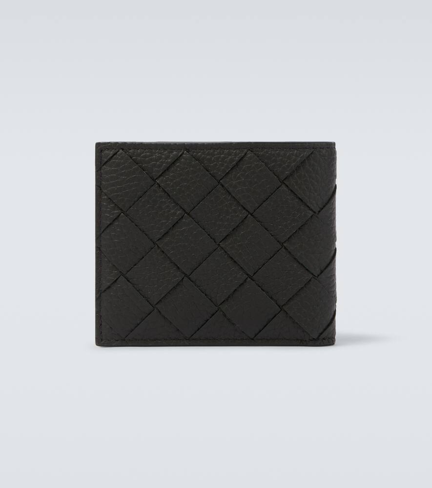 Кожаный кошелёк Intrecciato Bottega Veneta, Dark Green — фото 3