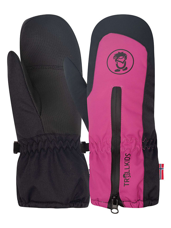 

Trollkids Функциональные варежки "Рауланд" розового цвета