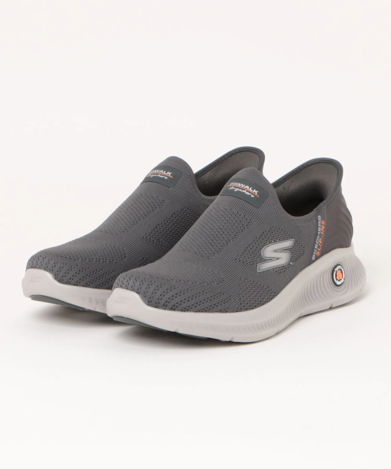 Мужские слипоны SKECHERS GO WALK ANYWHERE THE TOURIST серые