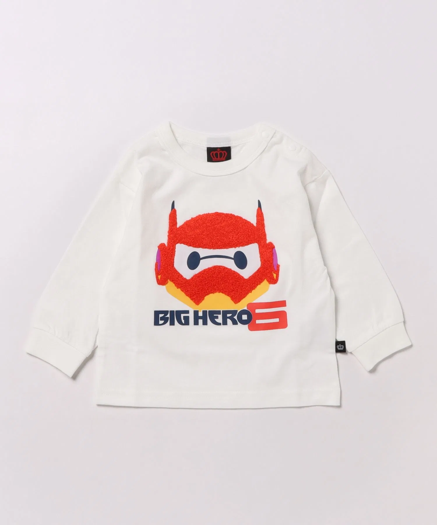 Детская футболка Disney Baymax с сага-вышивкой, длинный рукав — фото 2