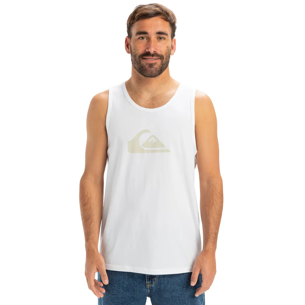 

EV Comp Логотип Quiksilver Мужская футболка, белый