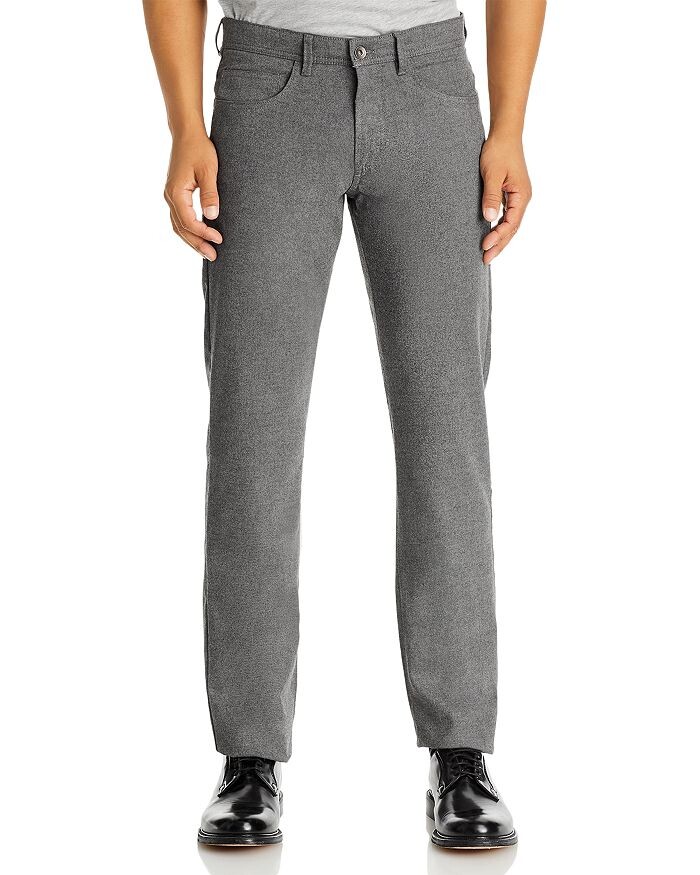 

Мужской магазин Bloomingdale's Фланелевые брюки индивидуального кроя The Men's Store at Bloomingdale's, серый
