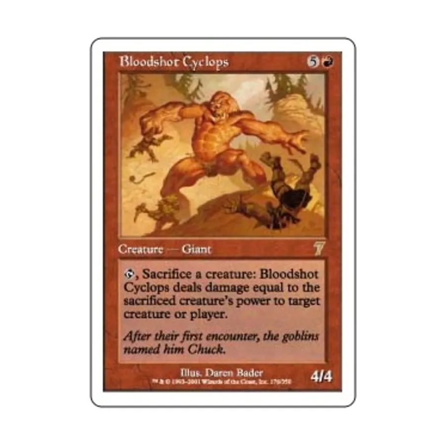 

CCG Налитый кровью Циклоп (клавиша R), MTG - 7th Edition