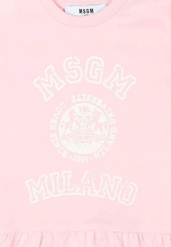 Трикотажное платье Msgm, Pink — фото 3