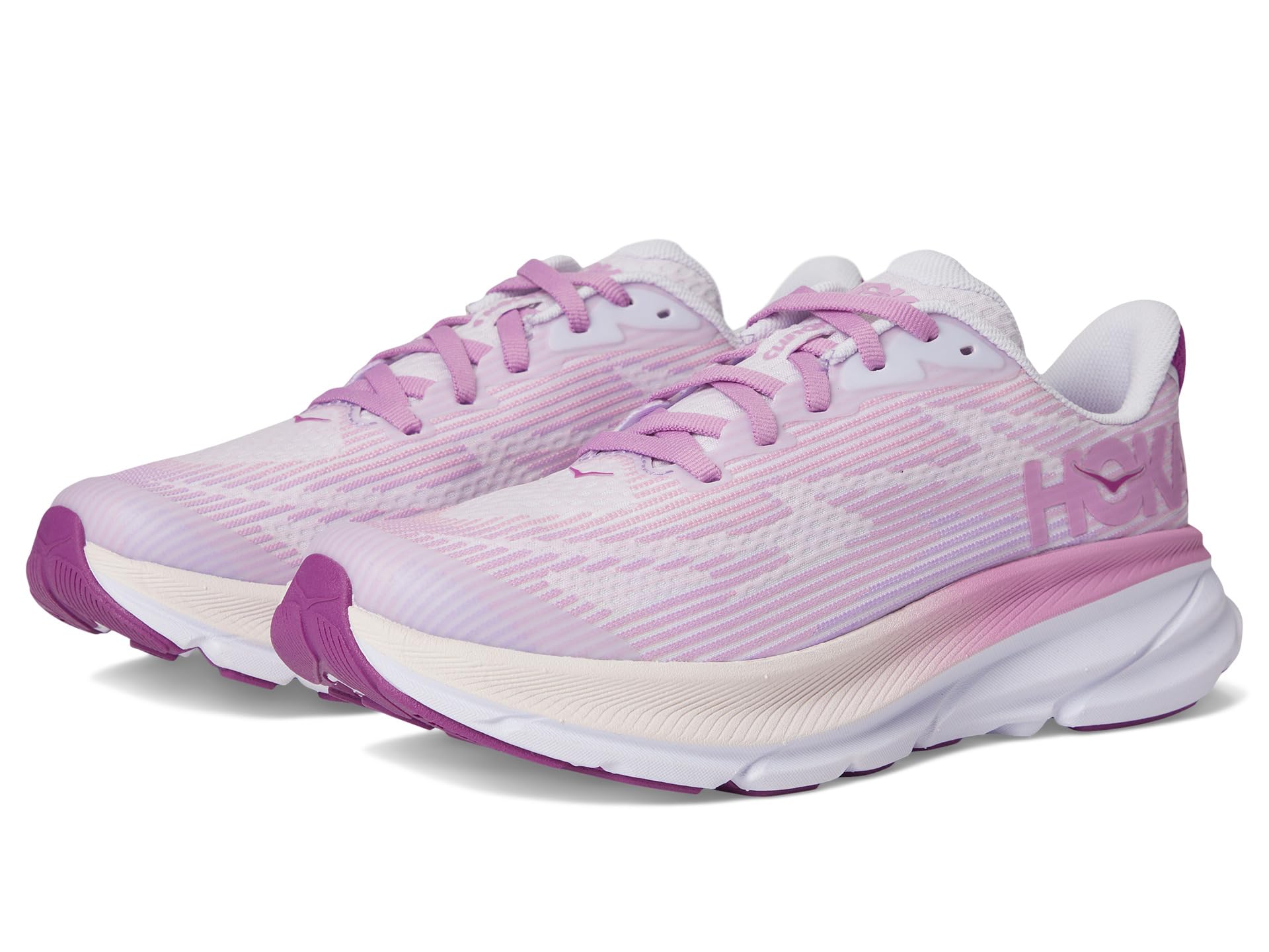 

Кроссовки Hoka Kids Clifton 9 Youth, цвет Wildflower
