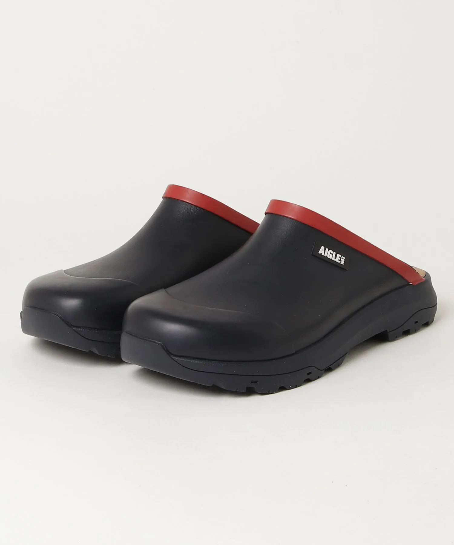 Унисекс непромокаемые клоги AIGLE CORLAY чёрные