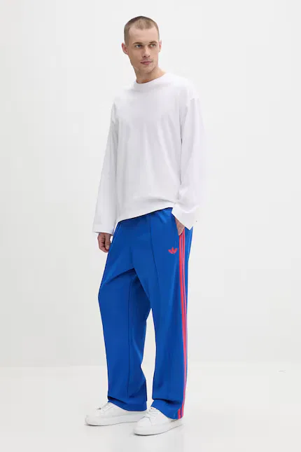 Спортивные штаны из хлопка Adidas Originals, синий — фото 2
