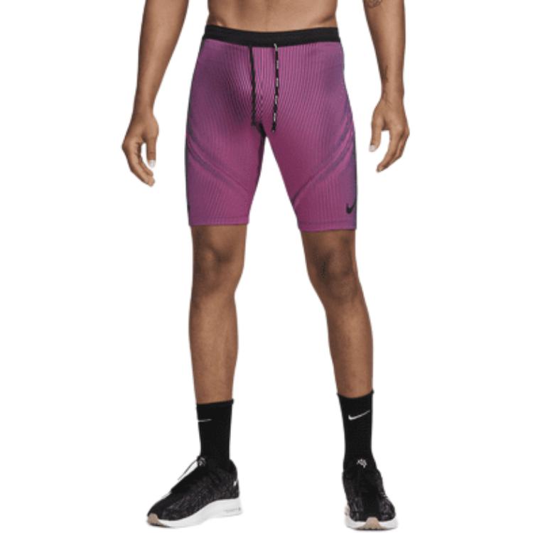 Мужские беговые полуоблегающие леггинсы AeroSwift Dri FIT Adv Nike, Palace Purple — фото 2