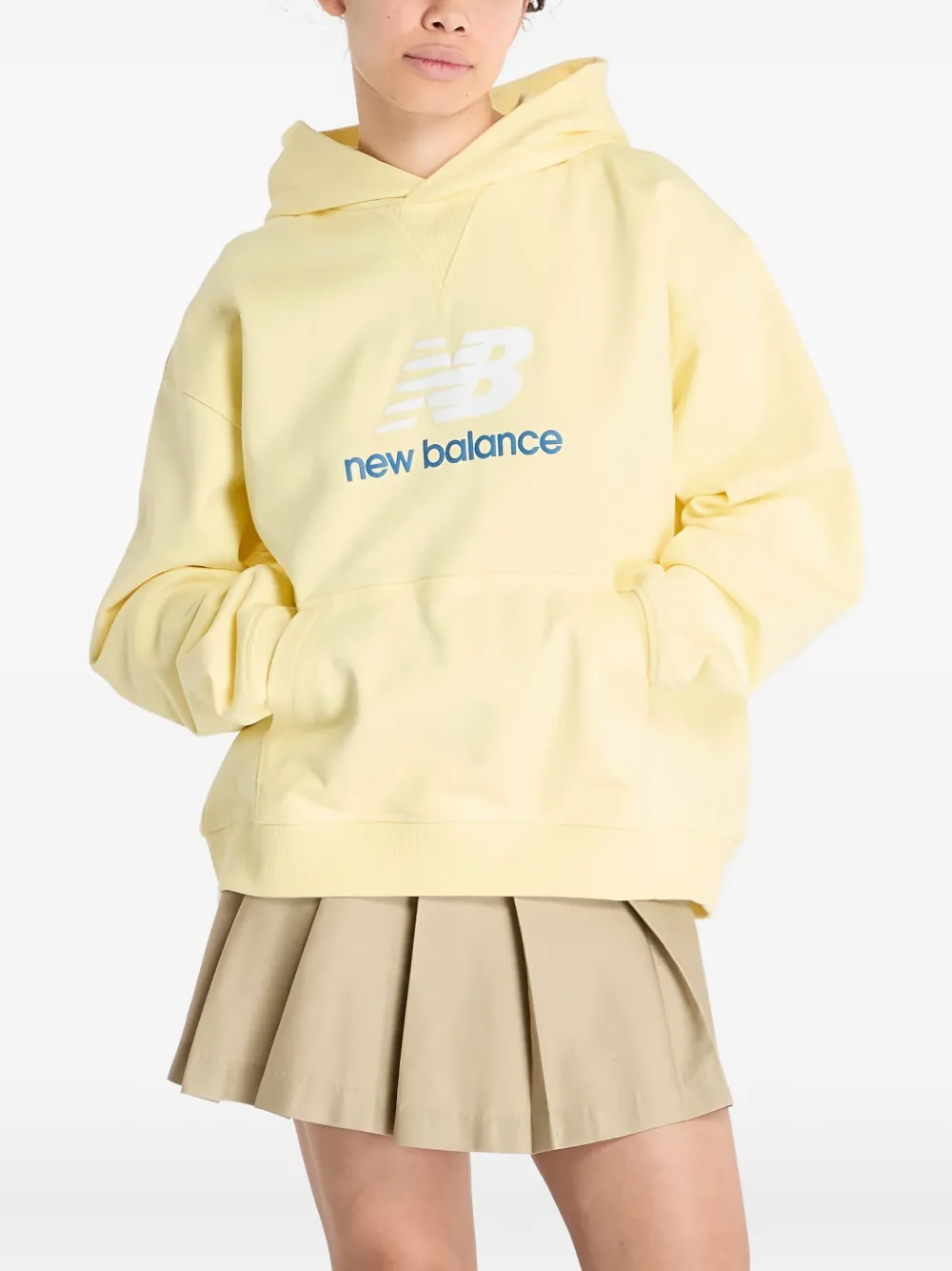 

Худи с логотипом NEW BALANCE, желтый