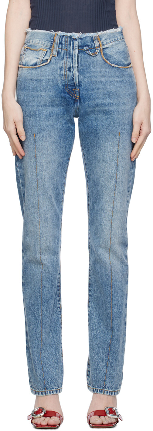 

Синие джинсы Le Chouchou La Chemise De Nmes Linon Jacquemus