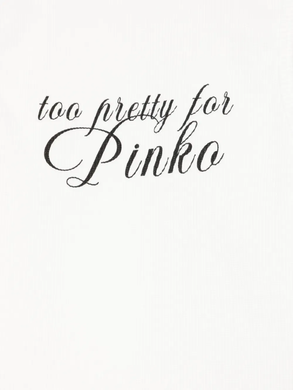 Топ с принтом логотипа Pinko Kids, белый — фото 3