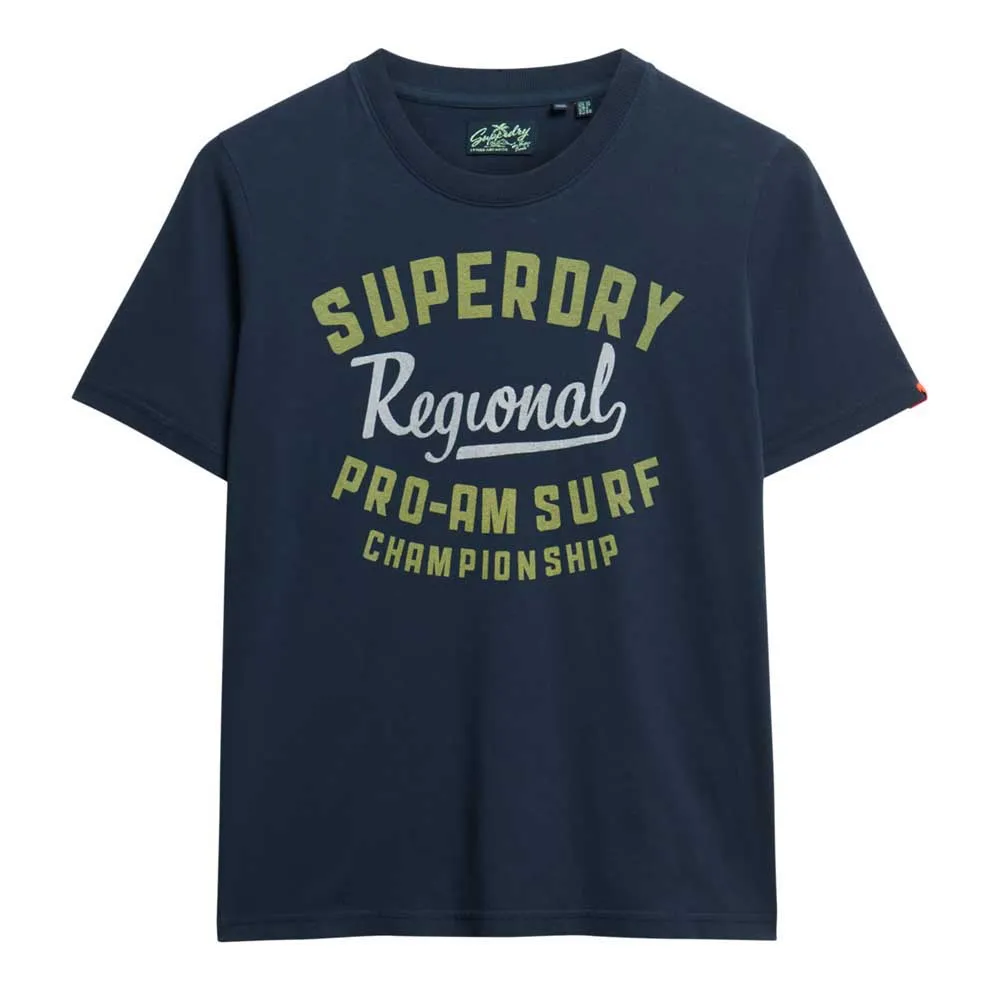 Футболка с коротким рукавом Superdry Lo-Fi Outdoor Relaxed, синий — фото 2