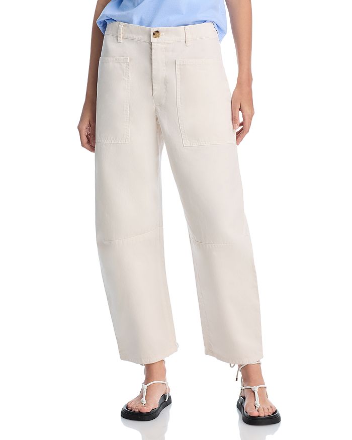 

Брюки с завышенной талией и изогнутым кроем на коленях Velvet by Graham and Spencer Brylie Velvet by Graham & Spencer, коричневый/бежевый