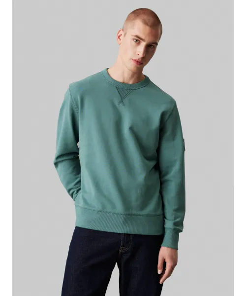

Толстовка со значком Regular fit Calvin Klein Jeans, синий