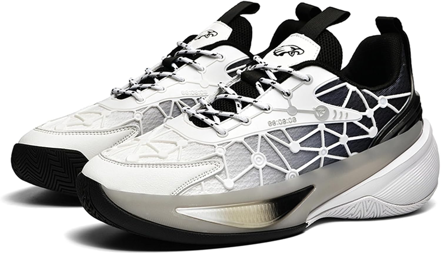 

Мужские баскетбольные кроссовки с круглым носком и шнуровкой, средней высоты, с верхом из кожи, мягкой подошвой, толстой подошвой, амортизацией и противоскользящей поверхностью. Подходят для бадминтона, бега и тренировки по баскетболу Negyanme,...