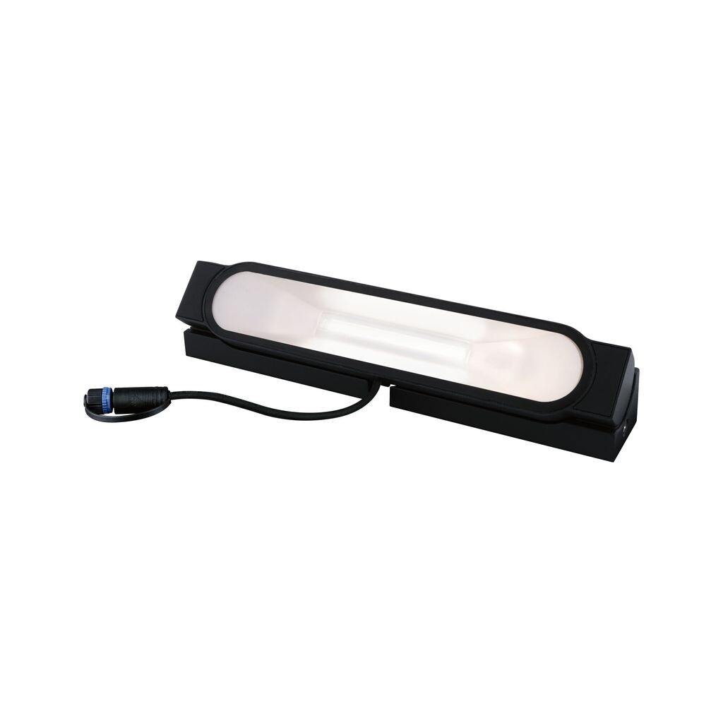 

Светодиодный настенный светильник Paulmann Plug & Shine Tidos IP67 3000K 6,1 Вт антрацит, черный