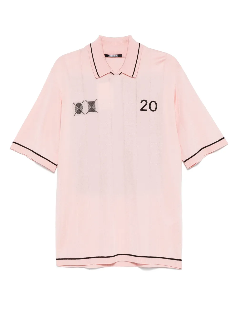

Рубашка поло Le Polo Liga JACQUEMUS, розовый