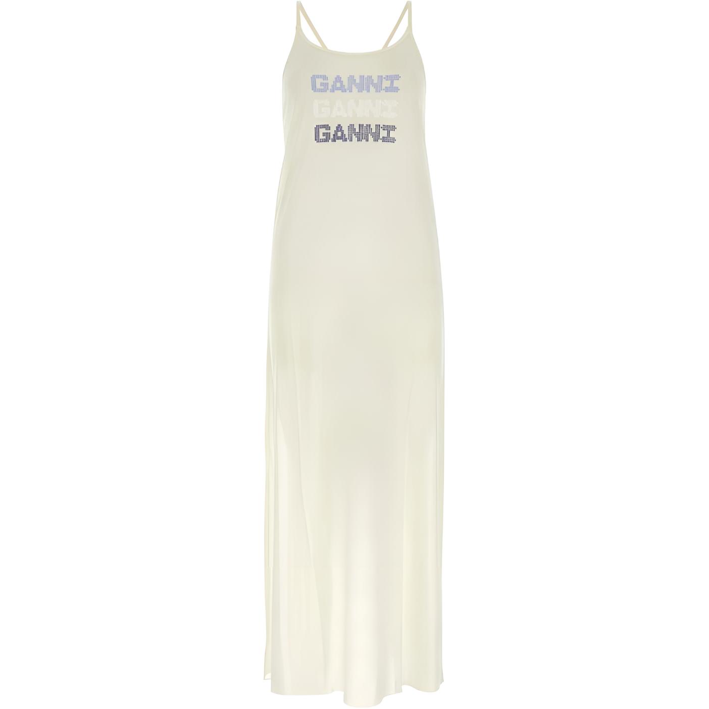 

SS23 Безрукавное платье Women's GANNI, Белое