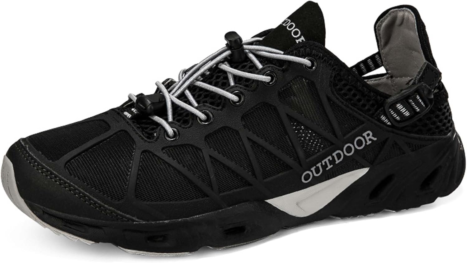 

Мужские водные кроссовки- женские водные кроссовки, быстросохнущие водные обувь для плавания для взрослых мужчин и женщин для бассейна, пляжа, серфинга, прогулок, водной йоги, нескользящие кроссовки для скалолазания и походов Dzbajrqm, черный