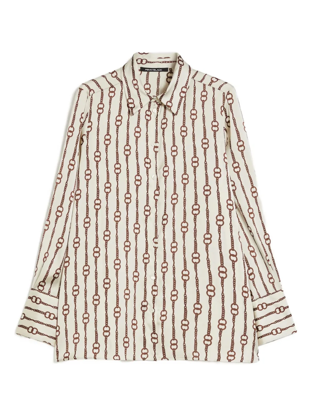 

Рубашка с принтом в виде цепей Pennyblack, белый