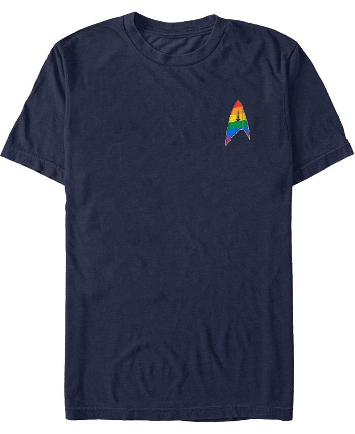 

Мужская футболка Star Trek Discovery Pride Starfleet Insignia с короткими рукавами Fifth Sun, синий