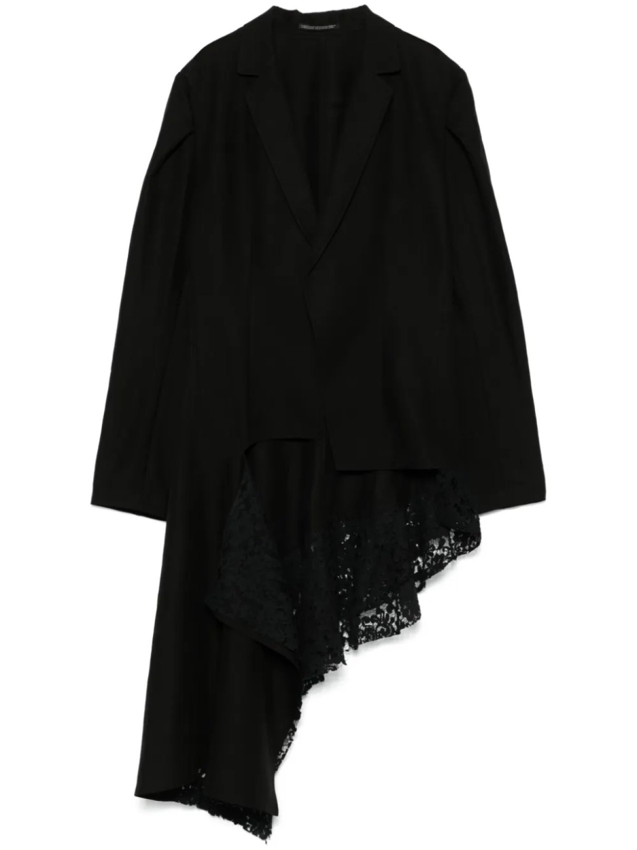 

Асимметричный блейзер Yohji Yamamoto, черный