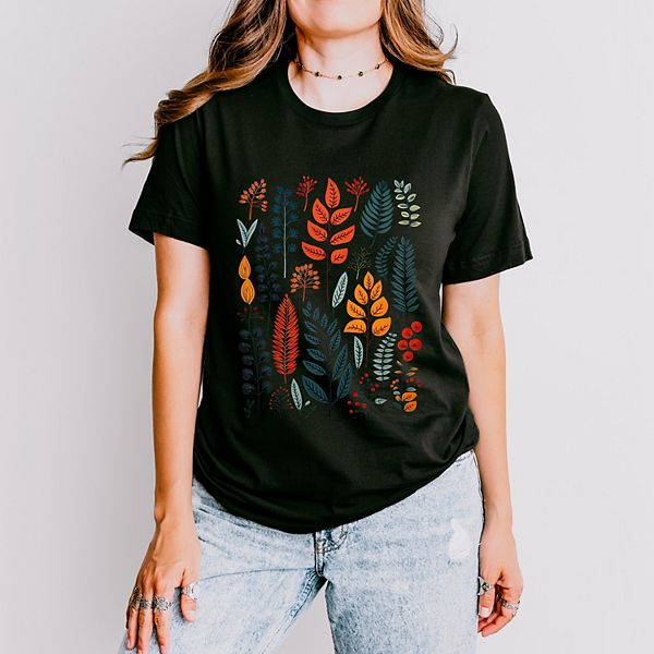 

Футболка с принтом Winter Leaves Simply Sage Market, Black, Черный, Футболка с принтом Winter Leaves Simply Sage Market, Black