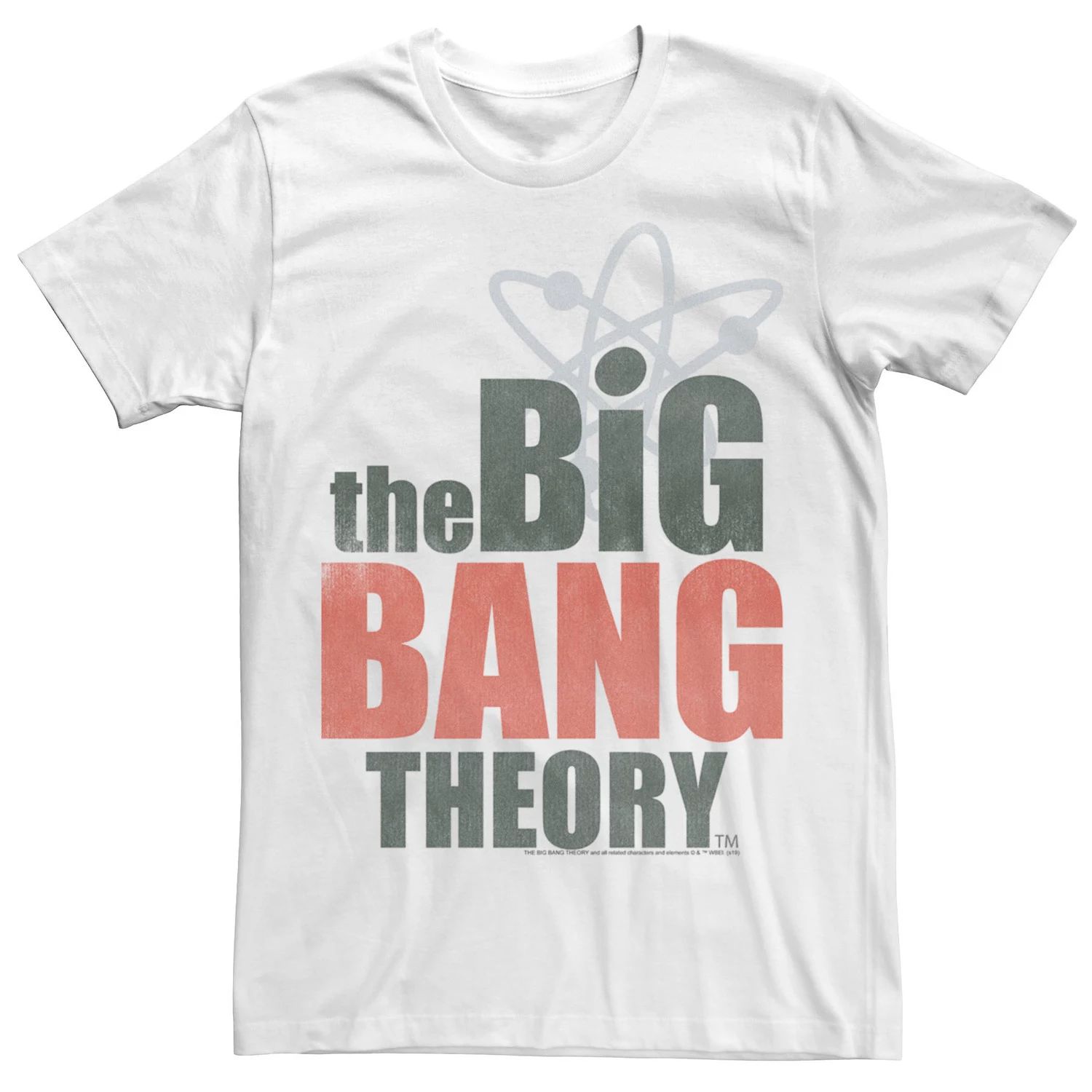 

Мужская футболка с логотипом The Big Bang Theory Licensed Character, белый