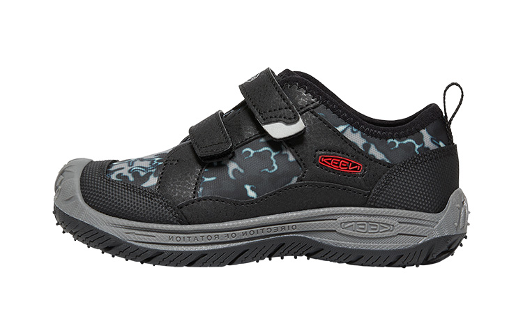 

Кроссовки KEEN Kids Outdoor Shoes PS Low-top Black/pattern Camouflage, черный