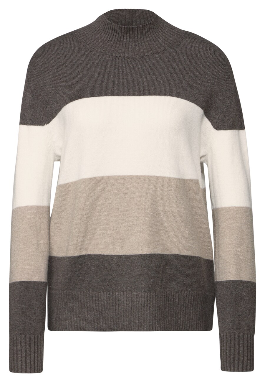 

Свитер STREET ONE, цвет Cappuccino/Dark brown