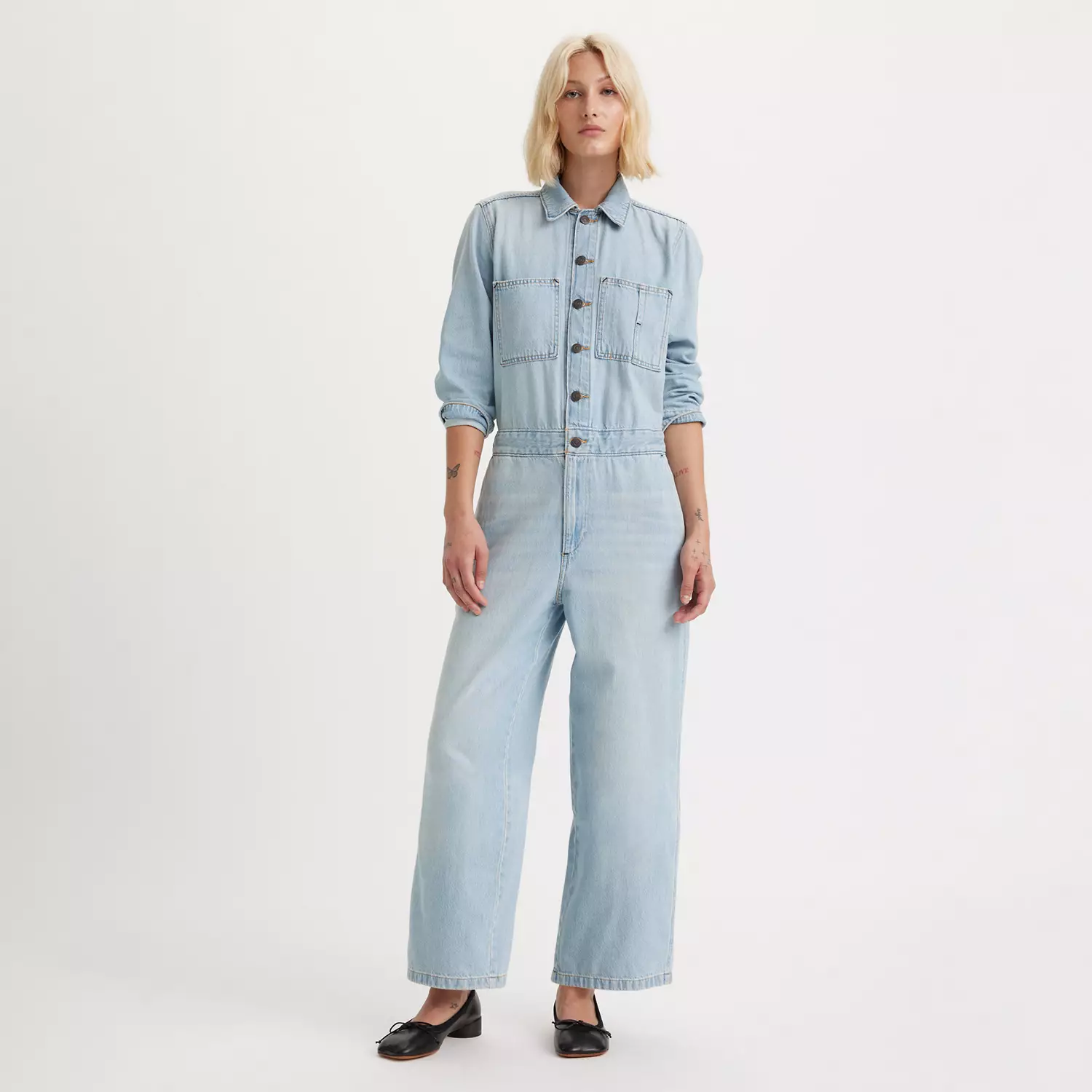 Культовый комбинезон Levi's, цвет Celebrate the Moment - Light Wash — фото 2