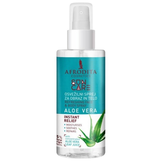 

Освежающий спрей для лица и тела, 100 мл Afrodita, Sun Care Aloe Vera