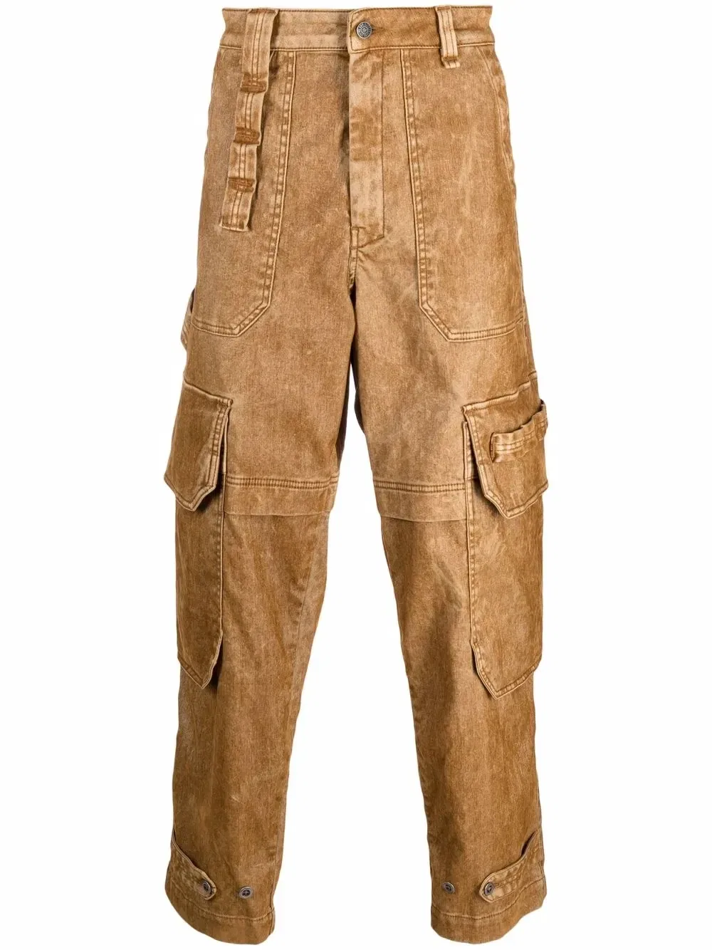 Зауженные джинсы D-Multy JoggJeans DIESEL, бежевый