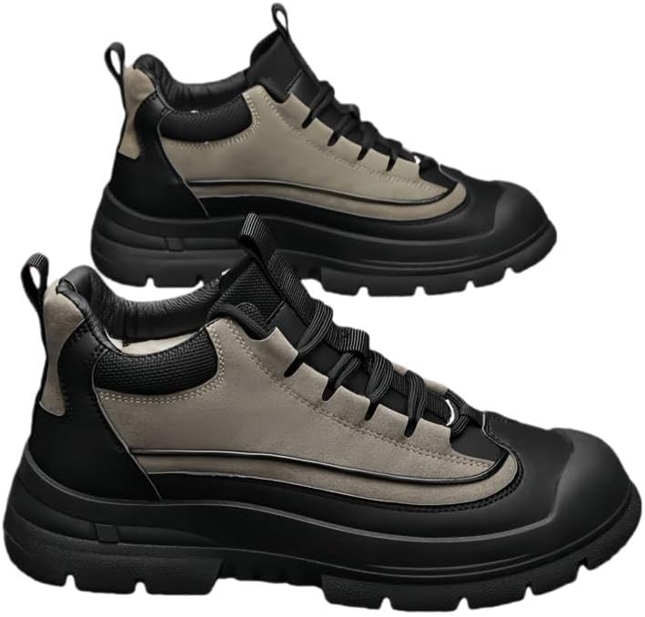 

Мужские низкие ботинки Minlaidian - всесезонная обувь для улицы и повседневной носки с шнуровкой, / варианты цветов, хаки