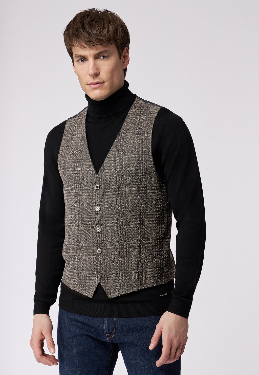 

Костюмный жилет IM SLIM FIT ROY ROBSON, коричневый
