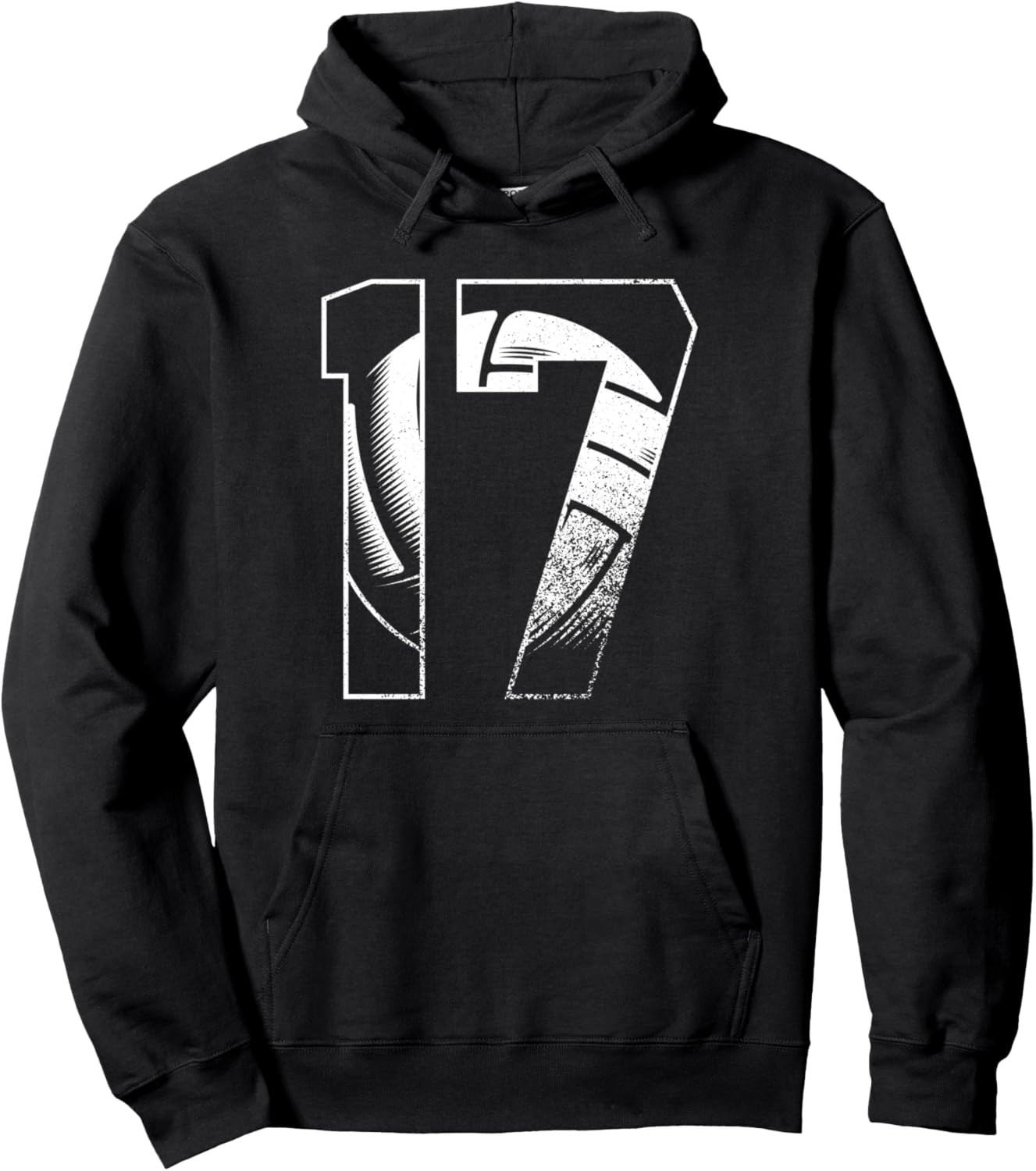 

Толстовка с надписью «Волейболист, 17 лет» 17 Year Old Birthday Apparel Volleyball Boy B-Day, черный