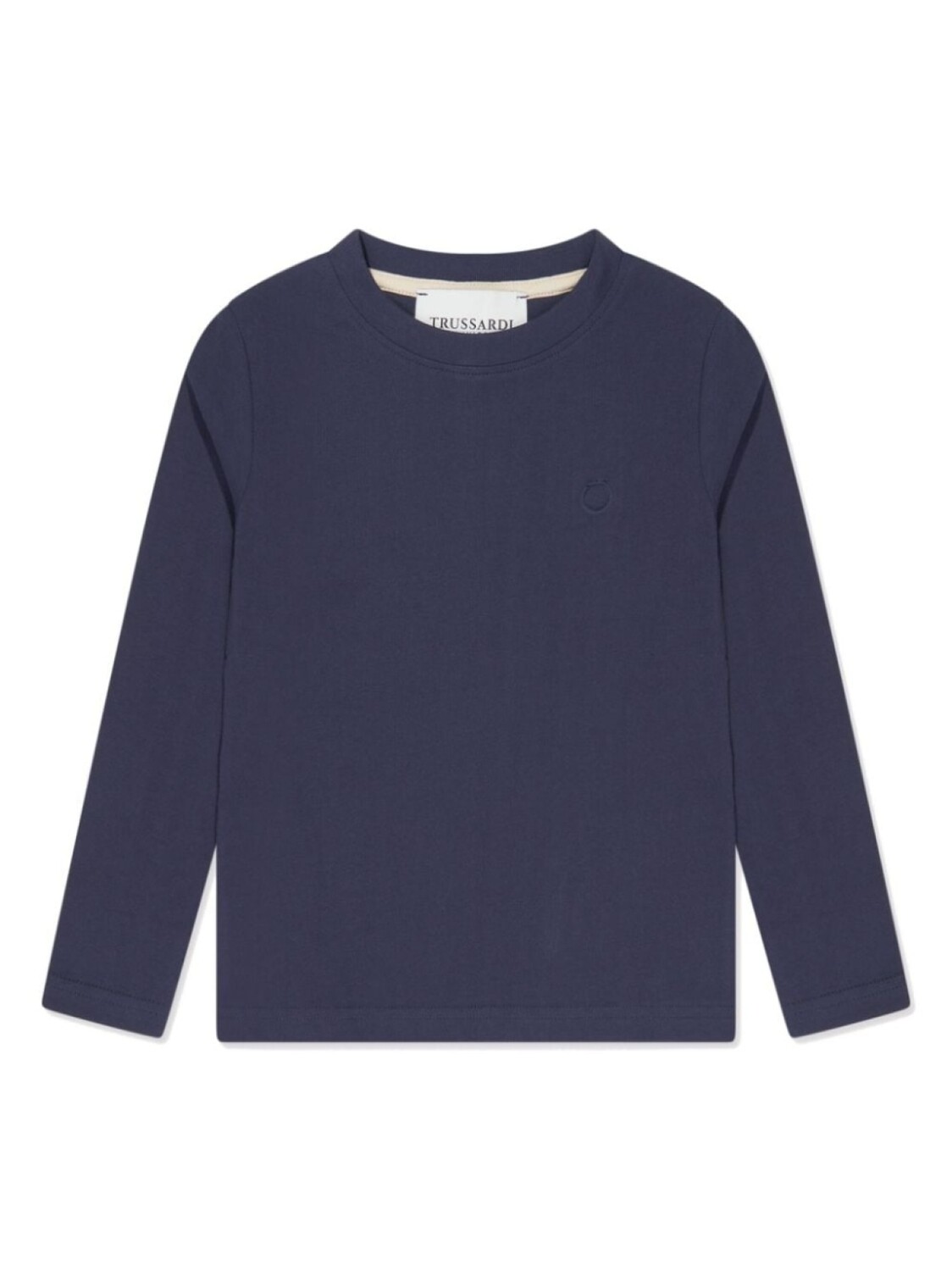 

Толстовка из джерси с логотипом TRUSSARDI JUNIOR, синий