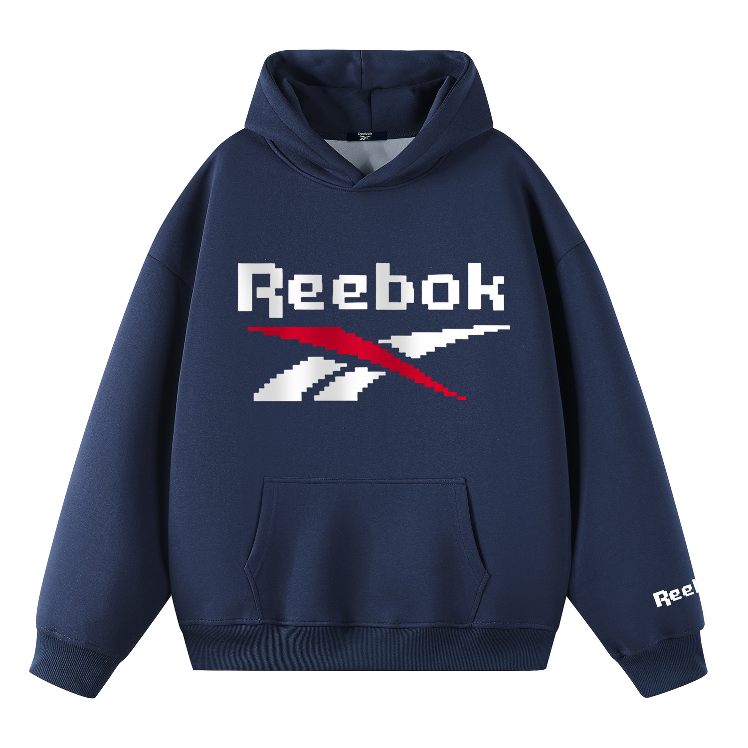 

Толстовка Unisex Hooded Moderate Heavyweight Reebok, темно-синий (fleece-lined)