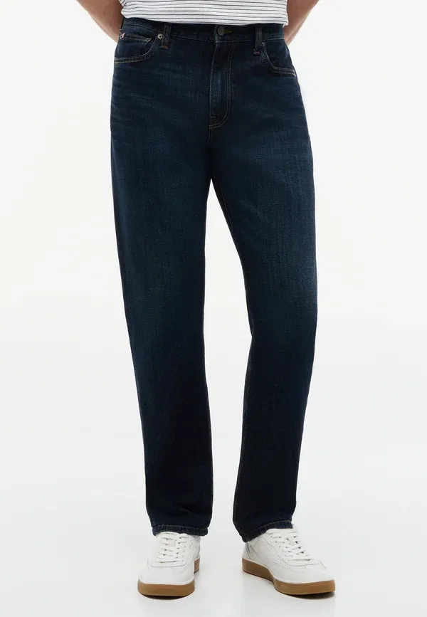 Джинсы прямые slim fit Tommy Hilfiger, текстильный синий