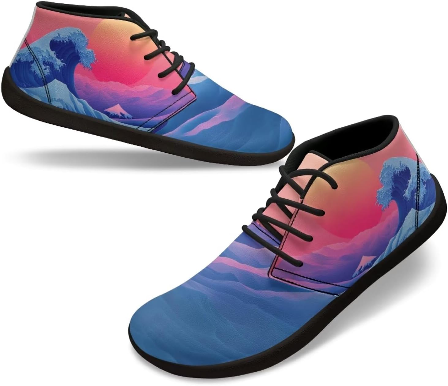 

Мужские кроссовки UNICEU с широким носком, модель Barefoot, легкие, для спортсменов, с нулевым падением, повседневные прогулочные кроссовки, тренировочные и беговые кроссовки, Wave