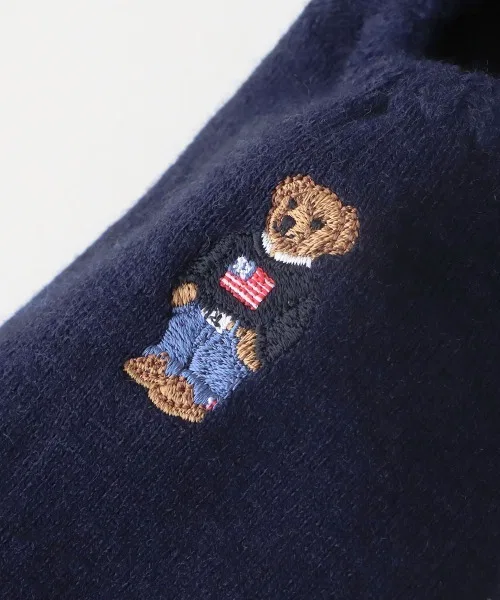 Носки комнатные Polo Ralph Lauren с логотипом, набор, тёмно-синие — фото 2