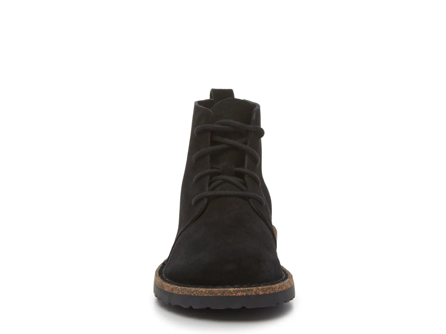 Ботинки женские Birkenstock Uppsala замшевые на шнуровке, черный — фото 2