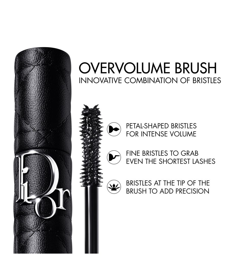 Тушь для ресниц Diorshow Overvolume Extreme Volume DIOR, цвет 090 overblack — фото 3