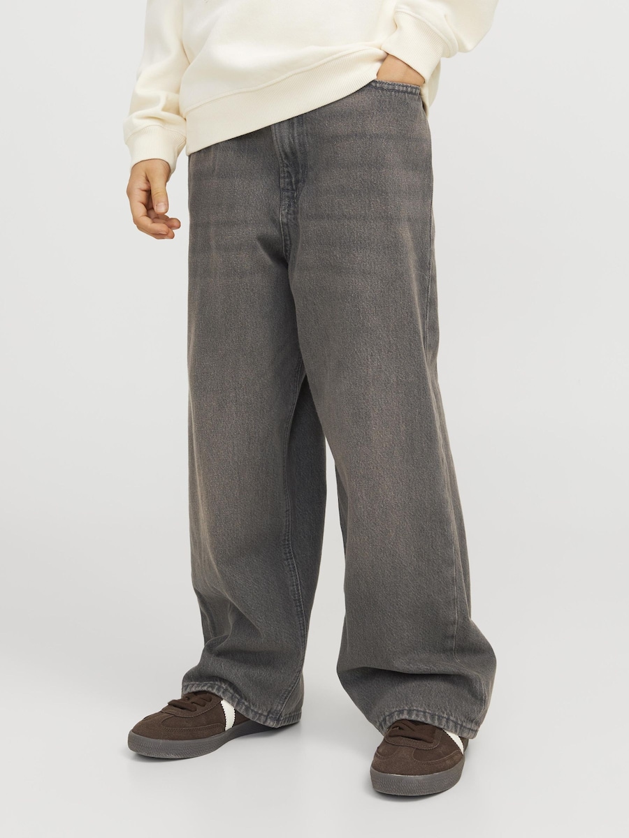 Джинсы свободного кроя Jack & Jones Junior IRON, черный — фото 3