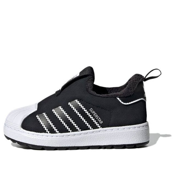 

Кроссовки оригинал суперстар 360 зима Adidas, черный