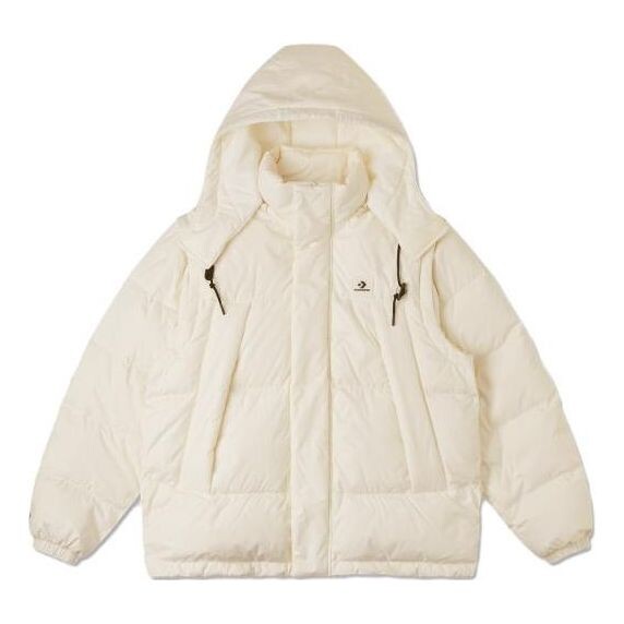 

Куртка premium short down jacket 'egret' Converse, бежевый