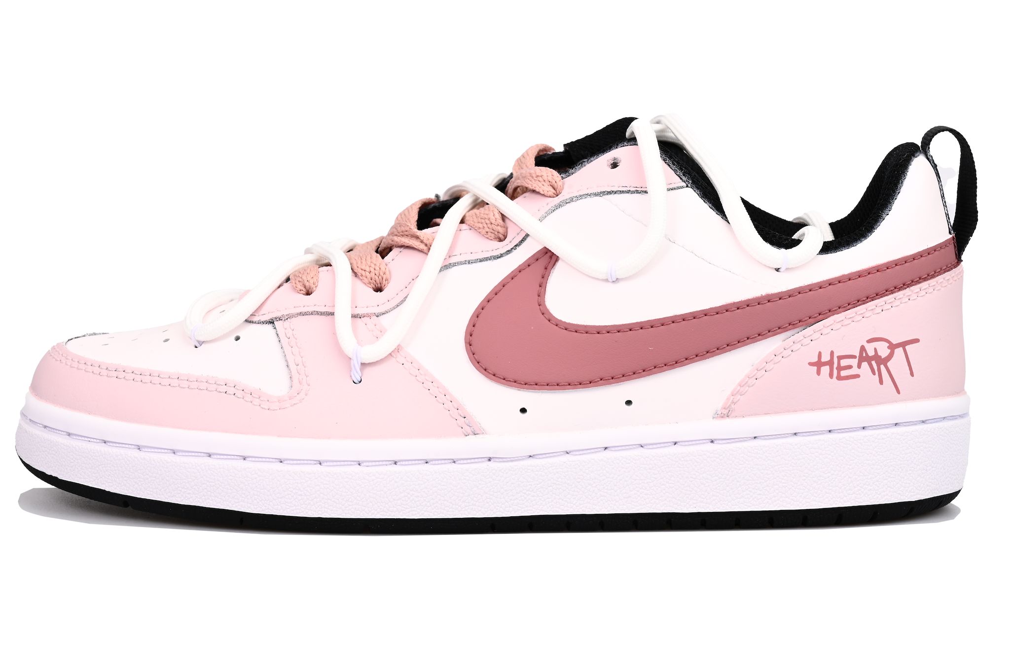 

Кроссовки Nike Court Borough Skateboarding Shoes Women's Low-top Pink, цвет Rose