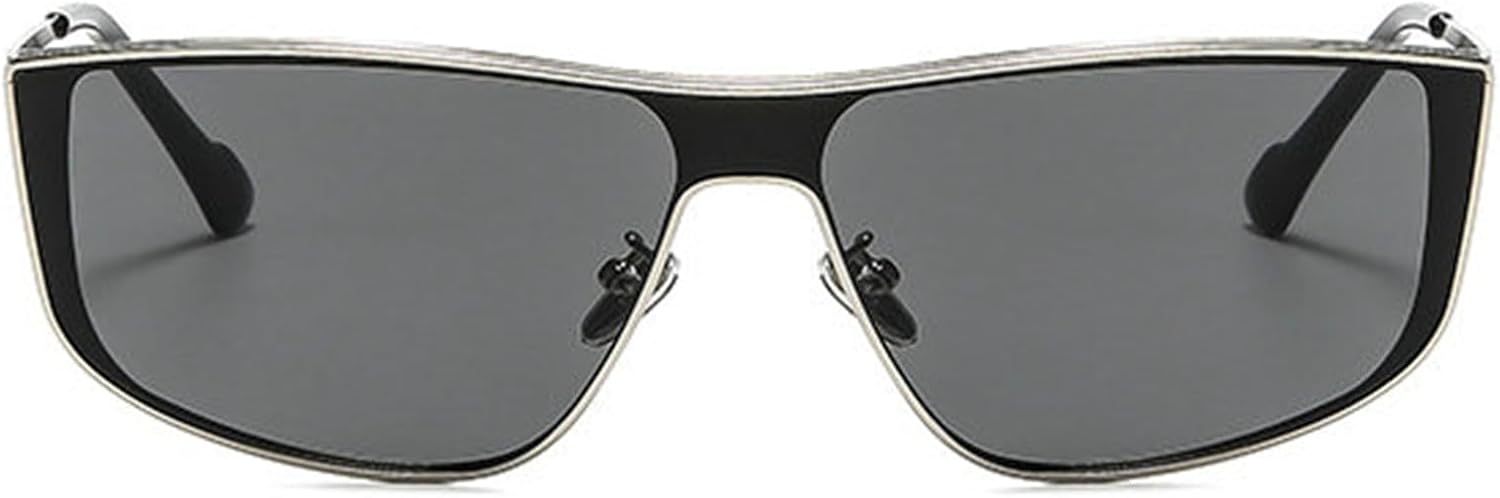 

Модные металлические квадратные солнцезащитные очки Helena для женщин и мужчин, высокого качества, роскошные, в стиле панк, модные солнцезащитные очки с защитой от УФ-излучения UV400, C3