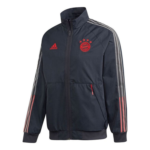 

Куртка adidas FCB Anthem JKT Bayern Munich Soccer/Football Training Sports Jacket Gray, серый