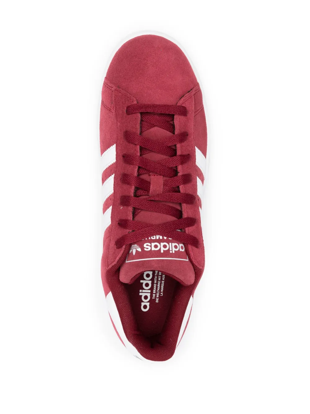 Кроссовки Campus Adidas, красный — фото 4